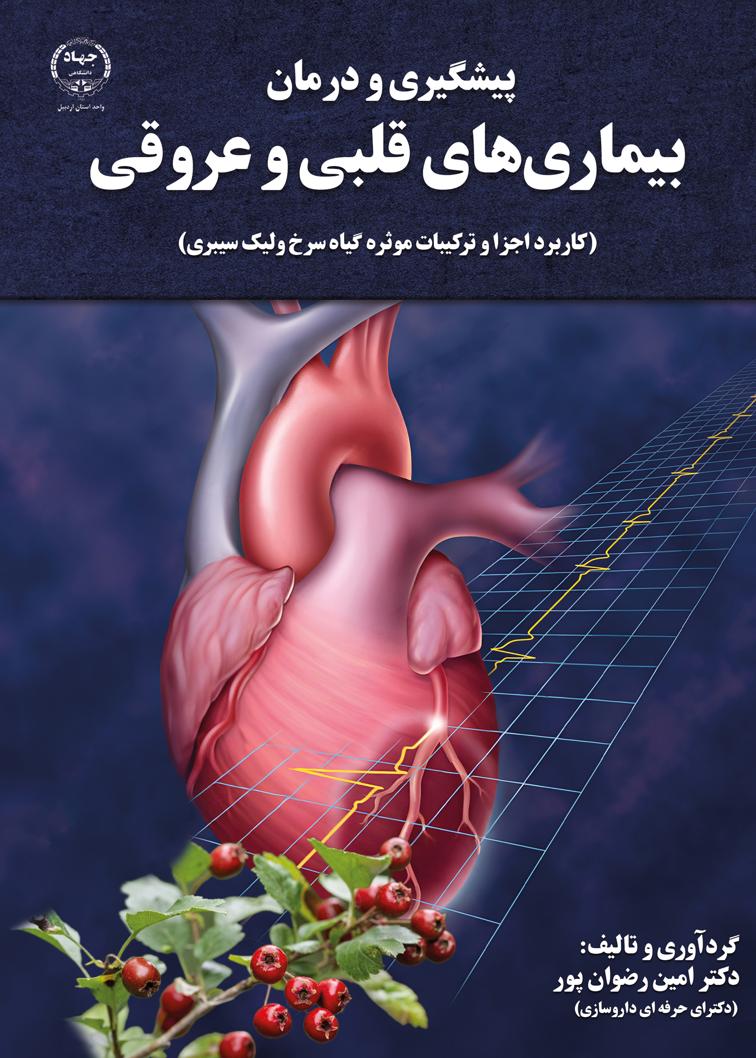 به همت انتشارات جهاد دانشگاهی اردبیل؛ کتاب پیشگیری و درمان بیماری های قلبی و عروقی منتشر شد