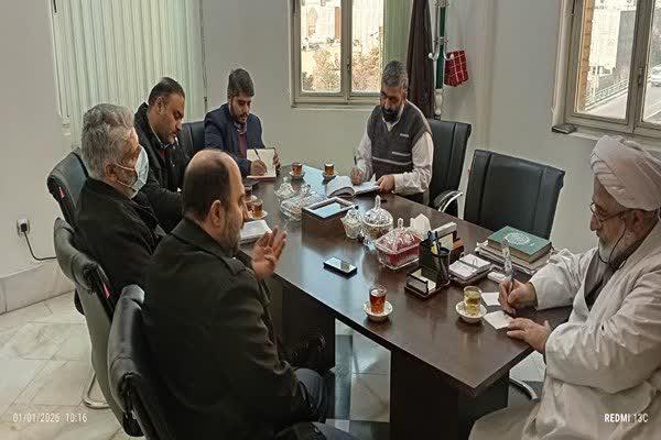 نشست مشترک معاون فرهنگی جهاددانشگاهی، رئیس و معاون فرهنگی جهاددانشگاهی قم با معاون علمی و فرهنگی مجمع جهانی اهل‌بیت(ع) 