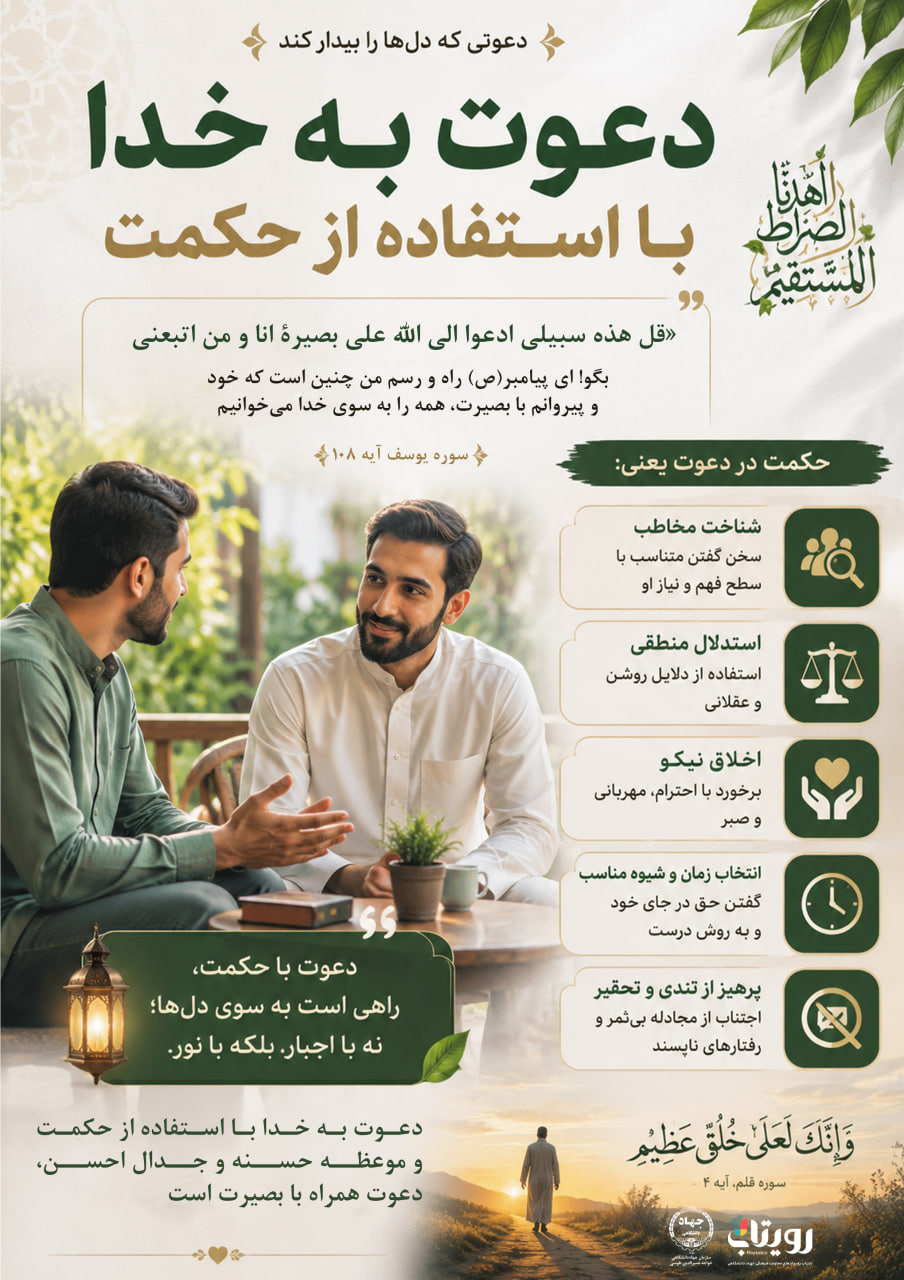 تصویرنگاره 🕌 درس‌گفتار عاشورا؛ از واقعیت تا حقیقت 📂 فصل چهارم  📝 جلسهٔ سی و دوم دعوتگری مومنانه موذن