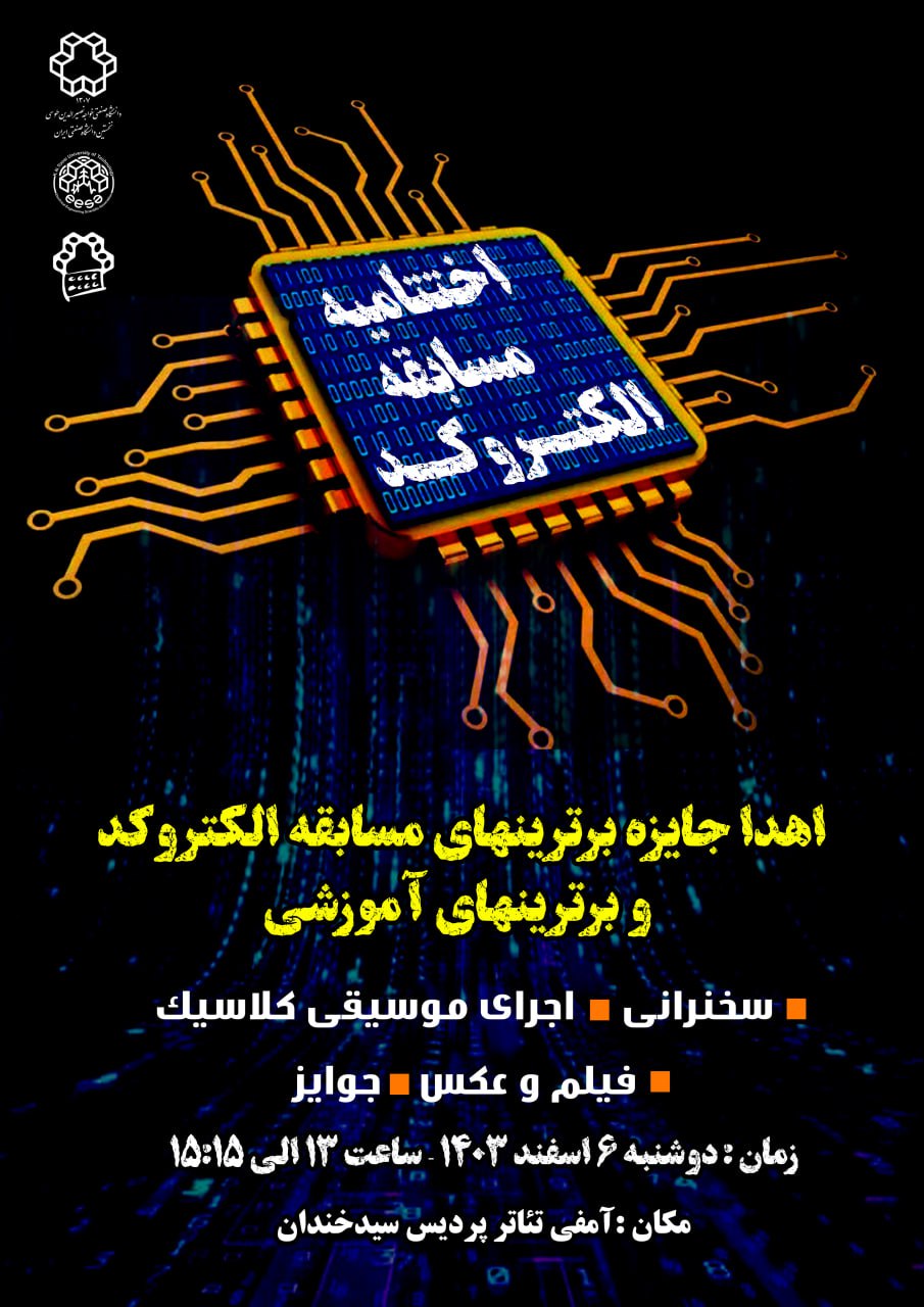 اختتامیه مسابقات الکتروکد