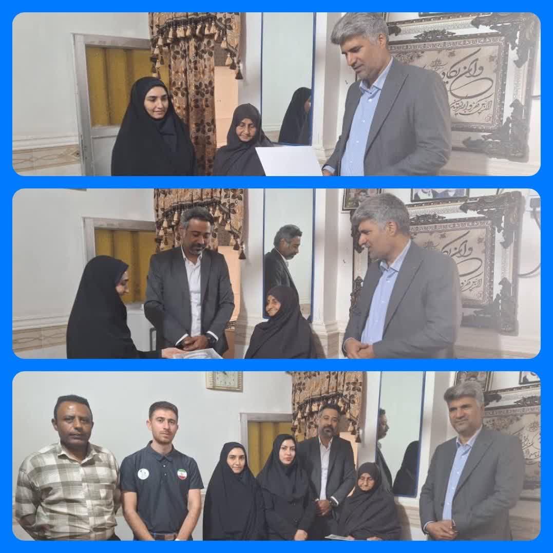 دیدار با خانواده شهید روحانی منصور کمالی