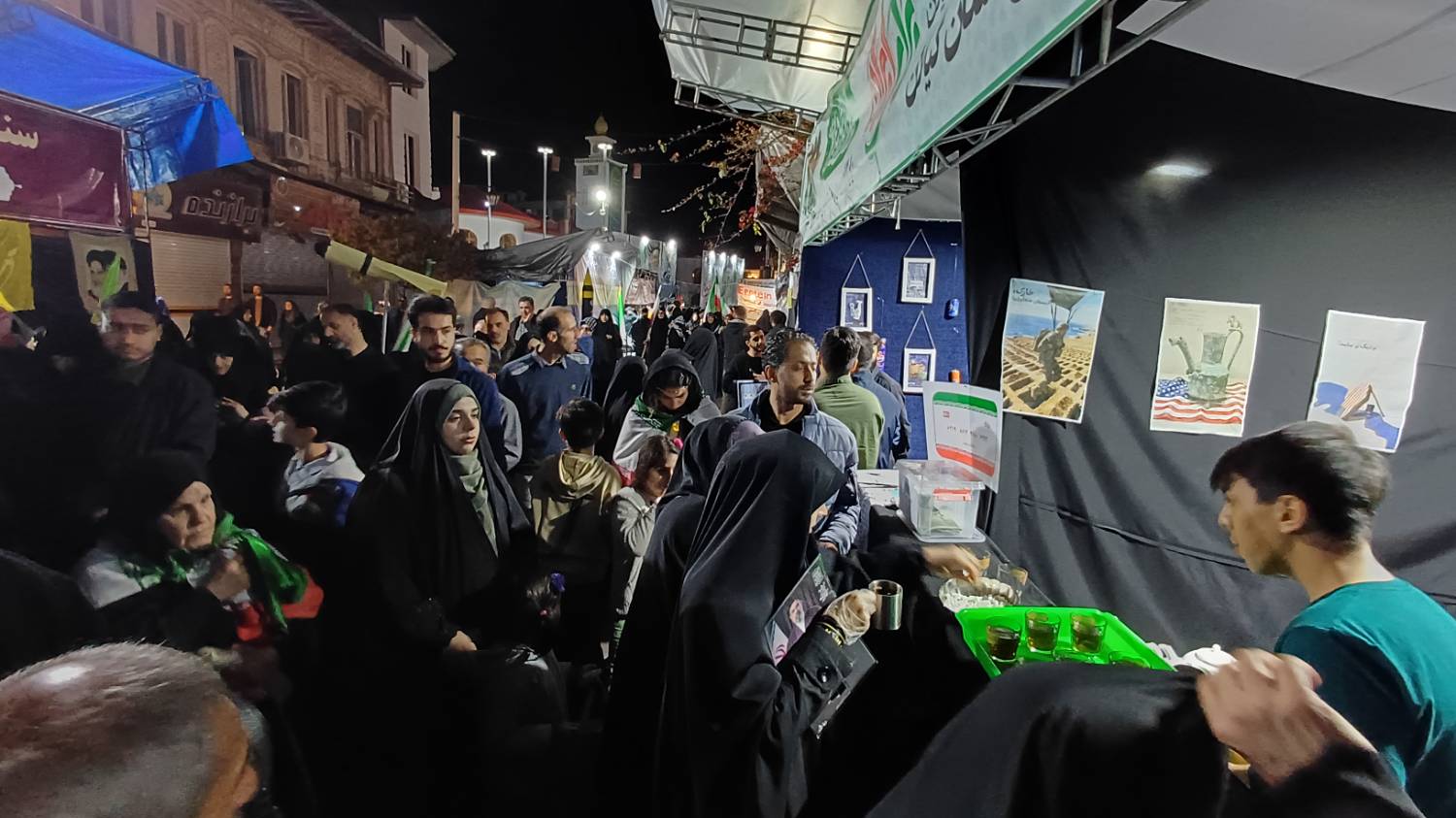 برپایی سی و دومین روز موکب جهاددانشگاهی 