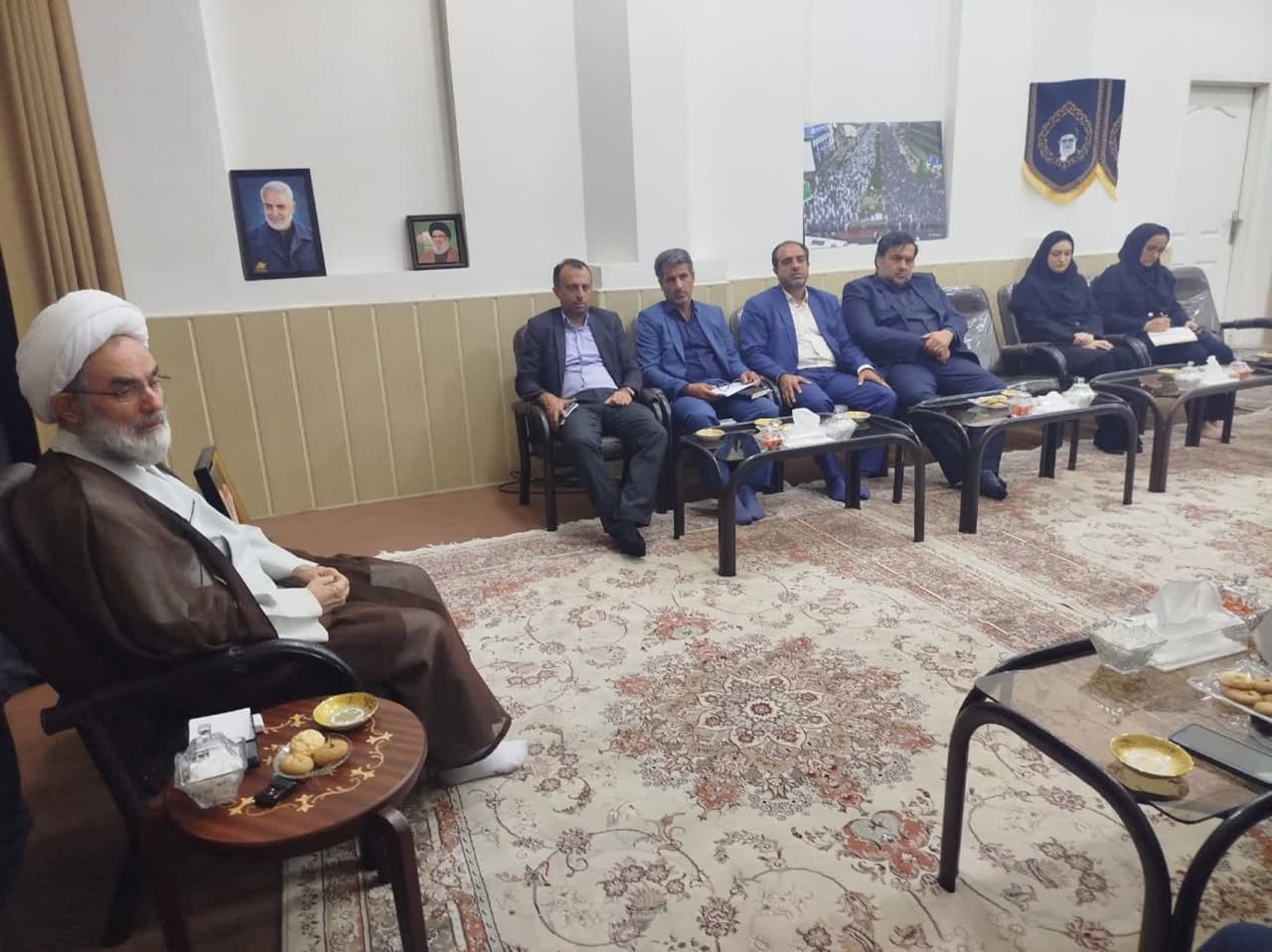 دیدار جهادگران با نماینده محترم ولی فقیه در استان گیلان