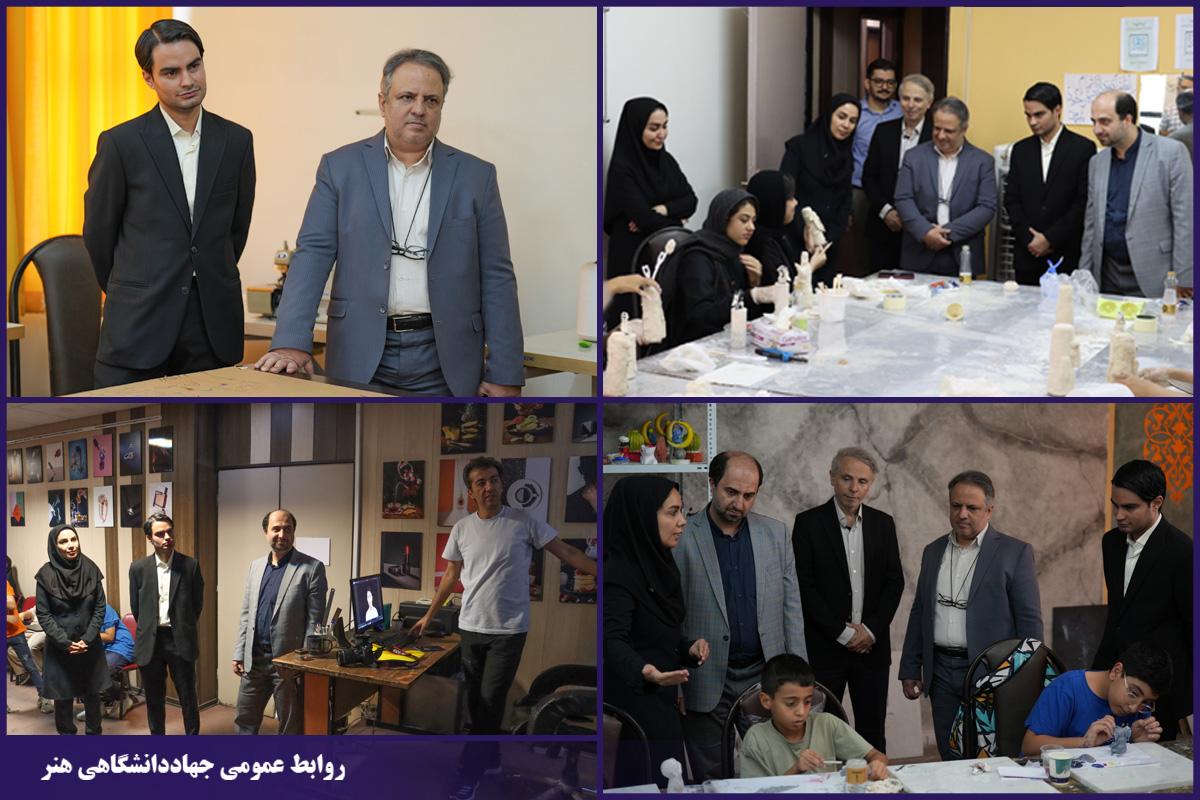 بازدید معاونان جهاد دانشگاهی از اردوی آموزشی رویداد «جهادگران فردا»