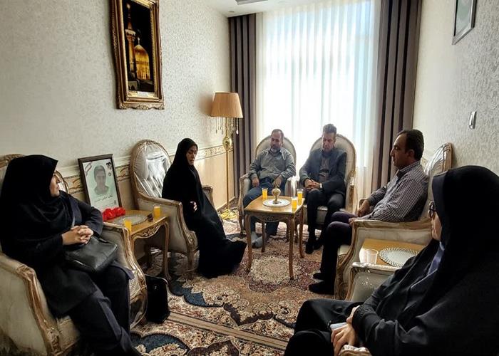 دیدار با خانواده شهید «عباس حیدری»