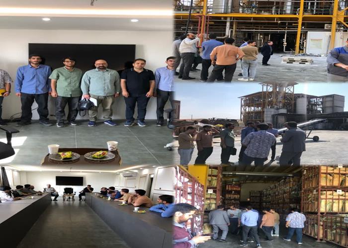 بازدید علمی دانشجویان از شرکت دانش‌بنیان کیمیا دانش الوند