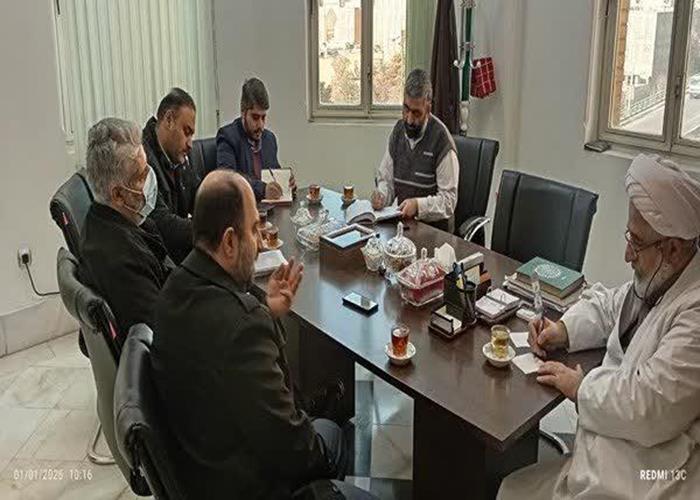 نشست مشترک معاون فرهنگی جهاددانشگاهی، رئیس و معاون فرهنگی جهاددانشگاهی قم با معاون علمی و فرهنگی مجمع جهانی اهل‌بیت(ع) 