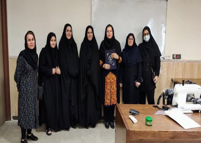 گزارش تصویری برگزاری کارگاه آموزشی دوخت عفیفانه (جلباب )
