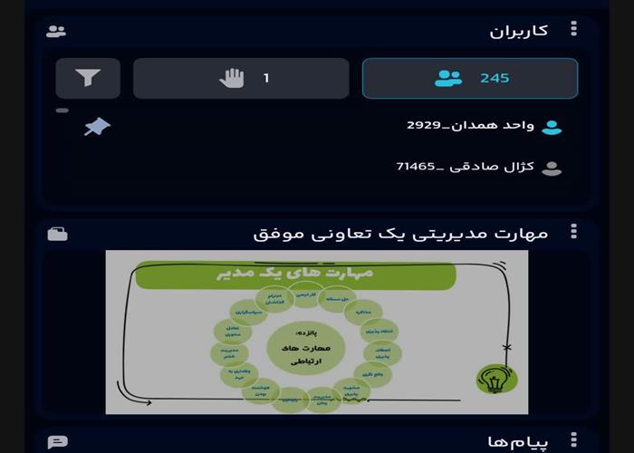 کارگاه آنلاین «۱۵ مهارت لازم برای کارآفرین شدن» برگزار شد