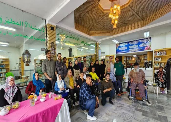 برگزاری مراسم روز حافظ در آسایشگاه معلولین و سالمندان کهریزک
