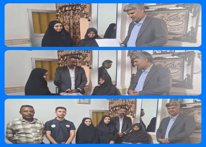 دیدار با خانواده شهید روحانی منصور کمالی
