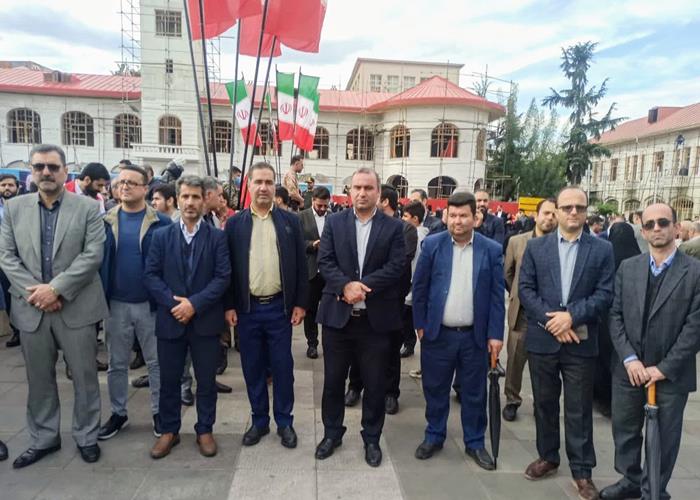 گزارش تصویری حضور جهادگران سازمان جهاد دانشگاهی استان گیلان در راهپیمایی یوم الله سیزدهم آبان