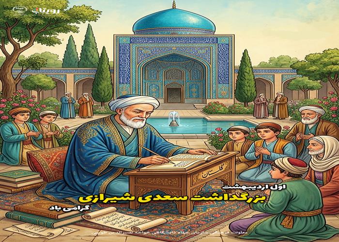 بزرگداشت استاد بزرگ سخن و شاعر بزرگ پارسی گوی سعدی شیرازی