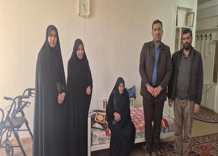 دیدار و سرکشی از خانواده شهید جاویدالاثر «اسفندیار شبان»