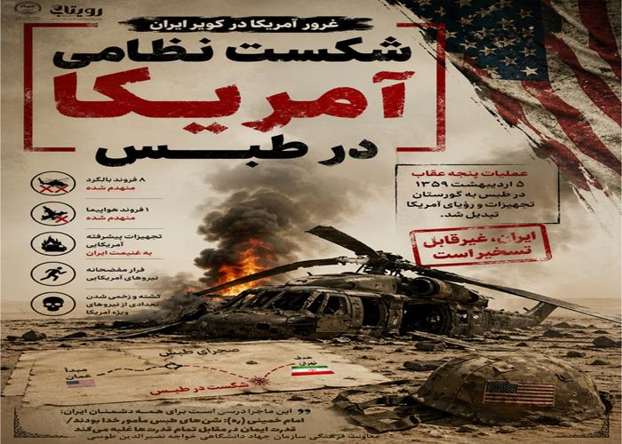 شكست نظامی امريكا در ایران «طبس» 
