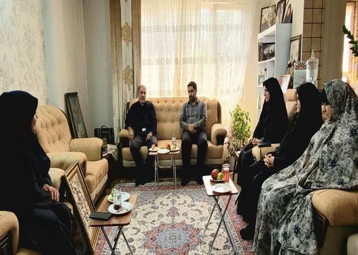 دیدار با آزاده سرافراز دفاع مقدس و خانواده شهید
