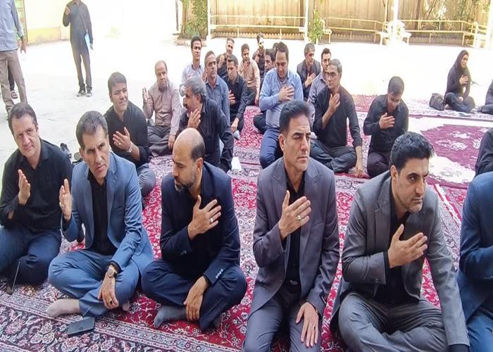 مراسم عزاداری شهادت امام حسین(ع) در جهاددانشگاهی لرستان برگزار شد 