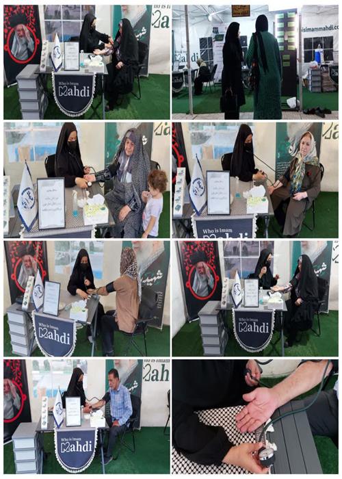 فعالیت  واحد غربالگری و تست قند و فشار خون موکب و کمپین فرهنگی منتظران منجی جهاددانشگاهی استان سمنان _ چهار شنبه  31 تیرماه1405