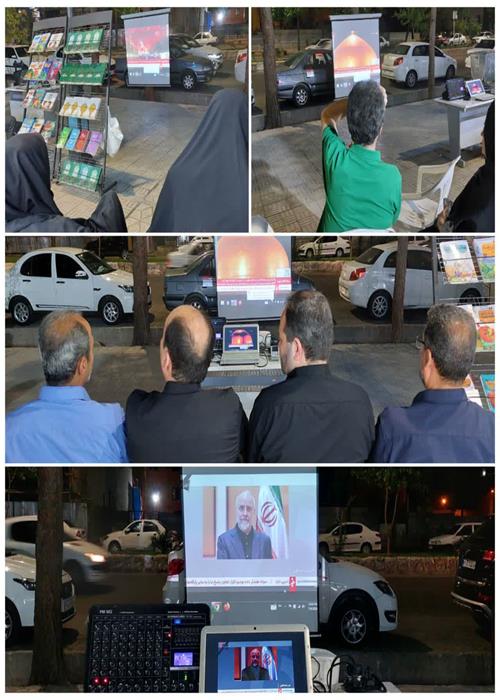 پخش مستقیم مراسم تشییع رهبر شهید  در مشهد مقدس  برای زائران و مسافران سمنان-18تیرماه1405