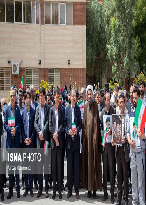 تجمع دانشگاهیان در محکومیت حمله رژیم آمریکایی-صهیونی