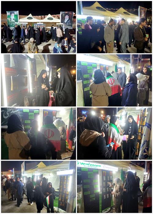 برپایی موکب و کمپین فرهنگی، تبیینی و مذهبی جهاددانشگاهی استان سمنان  هفتم فروردین1405