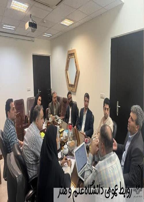 جلسه شورای دانشکده هنر و معماری با محوریت استقبال از دانشجویان جدید و کاربردی‌سازی پروژه‌های دانشجویی