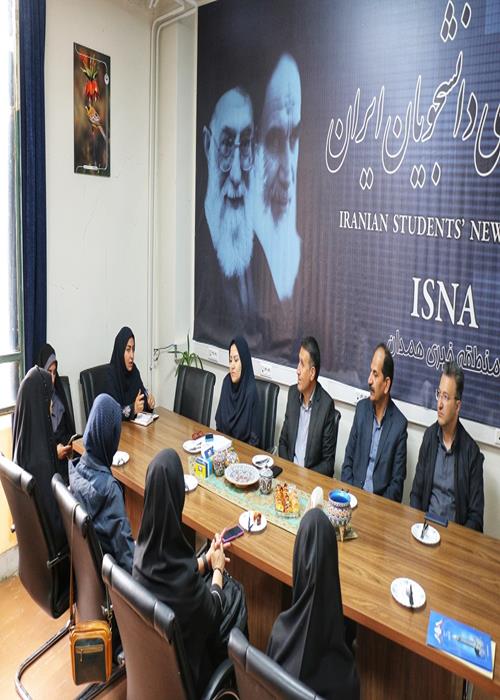 دیدار رئیس جهاددانشگاهی همدان با خبرنگاران ایسنا