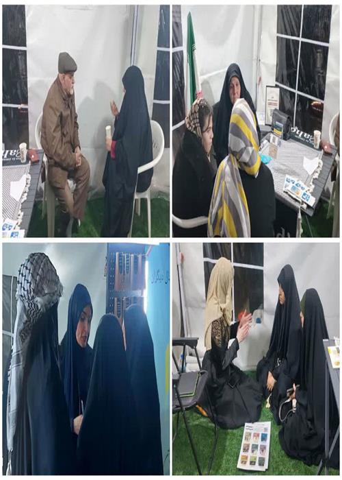 مشاغل مهدوی( مشاوره خانواده و کودک) در موکب و کمپین فرهنگی منتظران منجی نمایندگی استان سمنان   13فروردین1405
