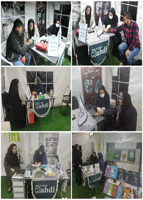 مشاغل مهدوی،  ارائه خدمات تبیینی و کارگاه های آموزشی و مشاوره ای و فعالیت پایگاه سلامت کمپین منتظران منجی جهاددانشگاهی استان سمنان21فروردین1405