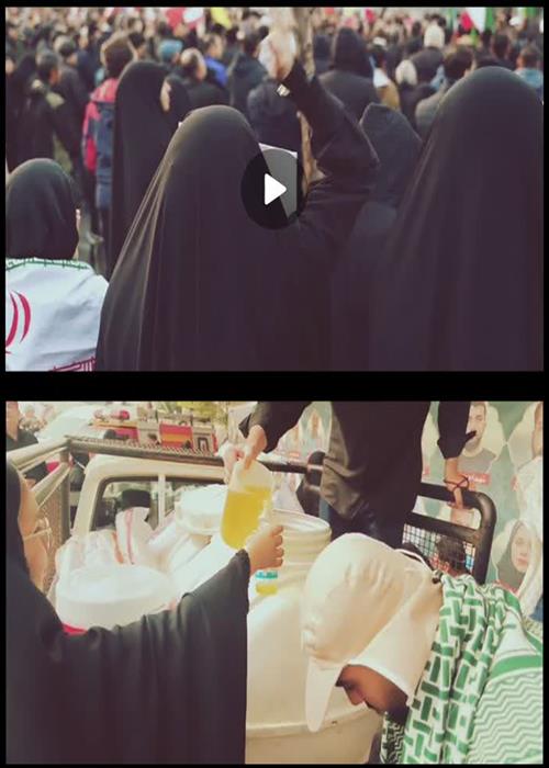  موکب سیار بسیج دانشجویی کرمانشاه در شهر مقدس قم مراسم وداع و تشییع امام شهید
