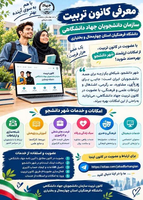 معرفی کانون تربیت سازمان دانشجویان جهاد دانشگاهی
