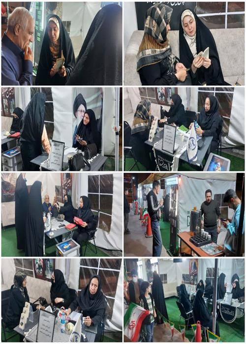 فعالیت و ارائه خدمات کمپین منتظران منجی جهاددانشگاهی استان سمنان در بلوار قائم سمنان _ جمعه ۱۸ اردیبهشت