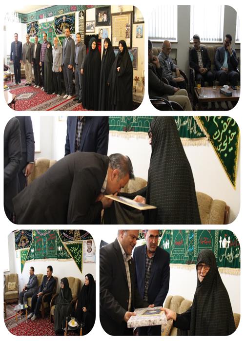 دیدار با خانواده معظم شهدای والا مقام محمد هادی و محمد وفا منکرسی