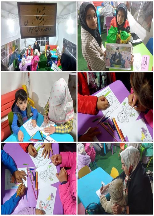 شب های زندگی _ غرفه کودک و نوجوان همراه با بازی و آموزش در موکب و کمپین فرهنگی منتظران منجی جهاددانشگاهی ستان سمنان _ شب چهل و هفتم(27 فروردین 1405)