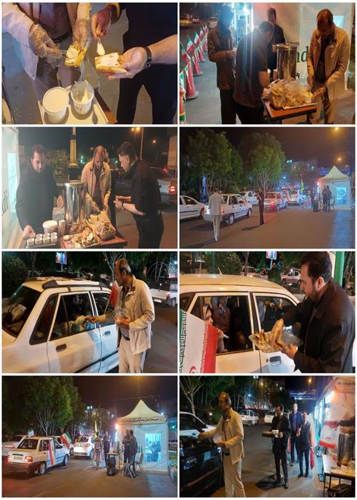 پنجاه و چهارمین شب برپایی کمپین منتظران منجی جهاددانشگاهی استان سمنان در بلوار قائم سمنان(سوم اردیبهشت ماه 1405)