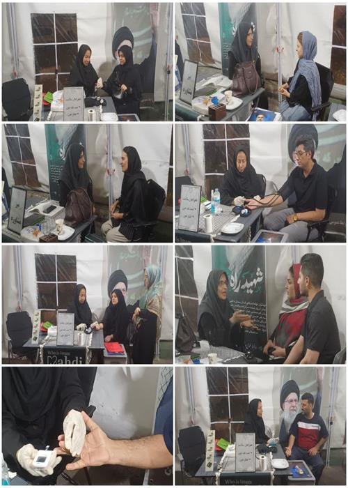 (مشاغل مهدوی) میز خدمات رایگان مشاوره و غربالگری سلامت در کمپین منتظران منجی جهاددانشگاهی استان سمنان در بلوار قائم(عج) سمنان   (یازدهم اردیبهشت ماه 1405)