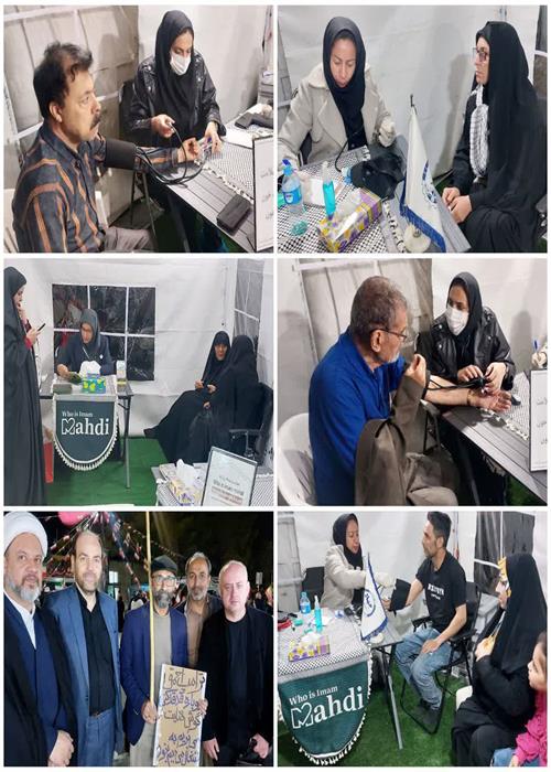 مشاغل مهدوی،  ارائه خدمات تبیینی و کارگاه های آموزشی و مشاوره ای و فعالیت پایگاه سلامت کمپین منتظران منجی جهاددانشگاهی استان سمنان20فروردین1405