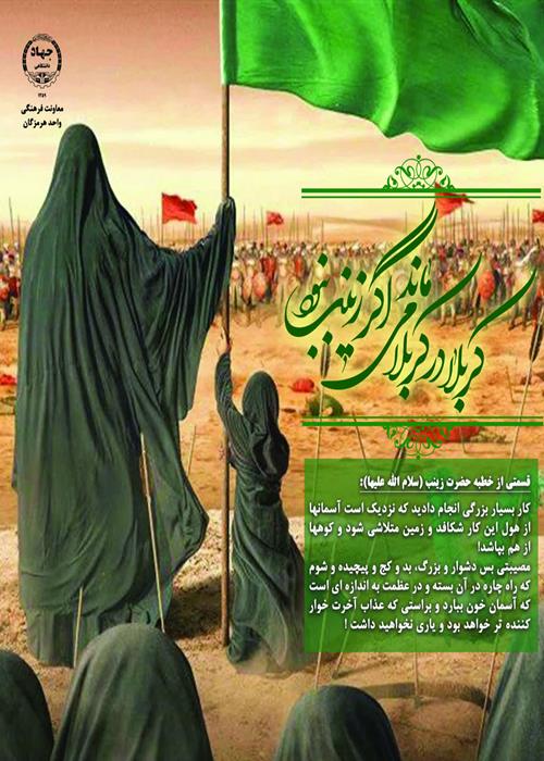 کربلا در کربلا می ماند اگر زینب نبود
