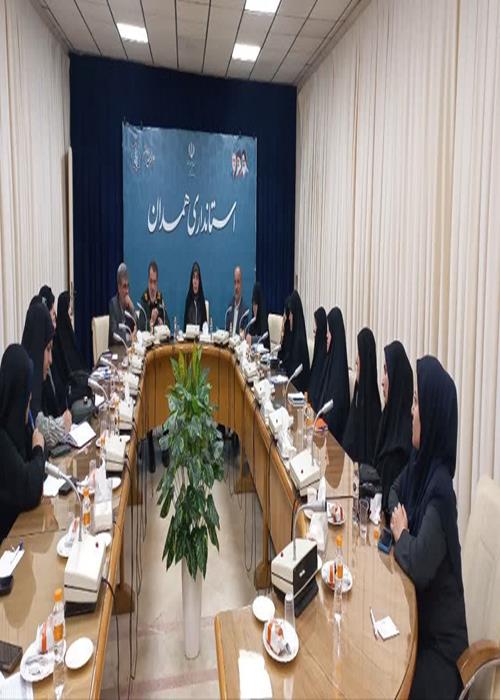 ارائه برنامه‌های هفته دفاع مقدس در کمیته زنان، مقاومت و دفاع مقدس استانداری همدان