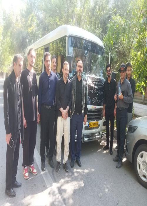حضور کارکنان سازمان جهاددانشگاهی کرمانشاه در مراسم وداع با امام شهید در تهران