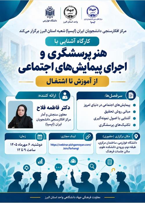 هنر پرسشگری و پیمایش اجتماعی