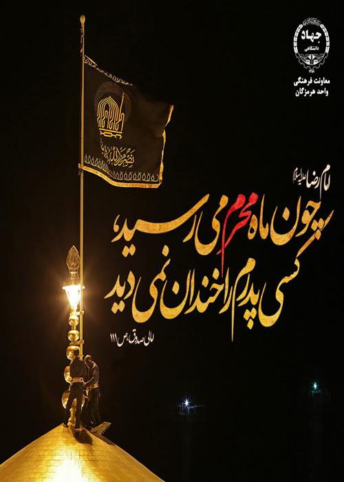 ایام محرم الحرام بر عزاداران حضرتش تسلیت باد