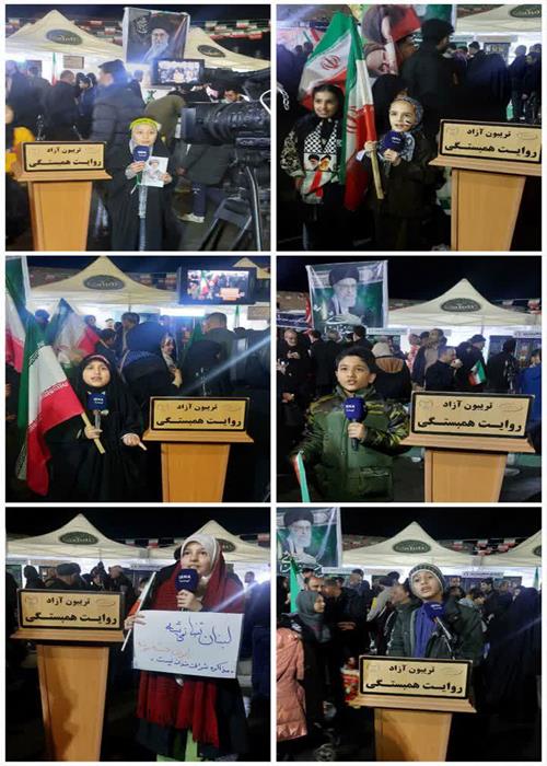 برگزاری دومین شب تریبون آزاد خبرگزاری ایسنا سمنان با موضوع "روایت همبستگی" در تجمع شب های اقتدار و مراسم اربعین رهبر شهید 20فروردین1405