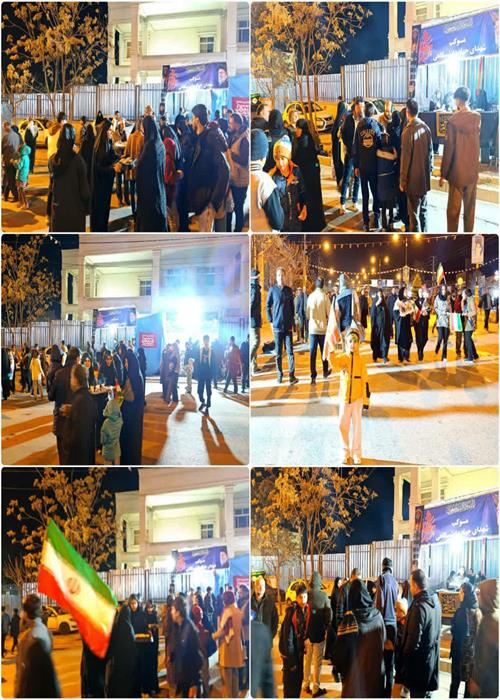 برپایی موکب به مناسبت شهادت رهبر  ایران