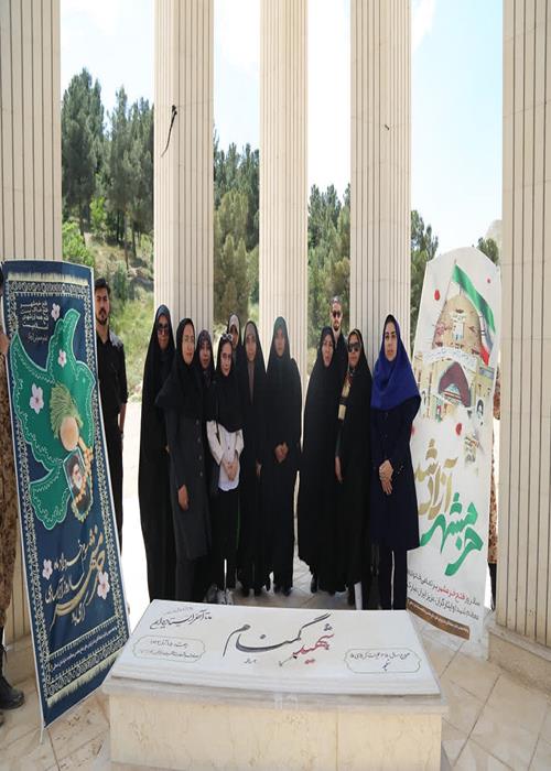 بازدید از باغ موزه دفاع مقدس خراسان شمالی به مناسبت سوم خرداد