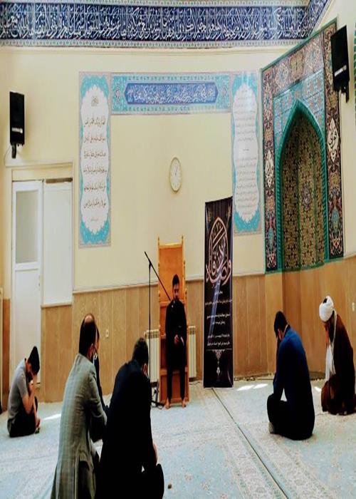 برگزاری محفل عزاداری شهادت حضرت امام صادق(ع) در مسجد ثامن‌الحجج(ع) دانشگاه