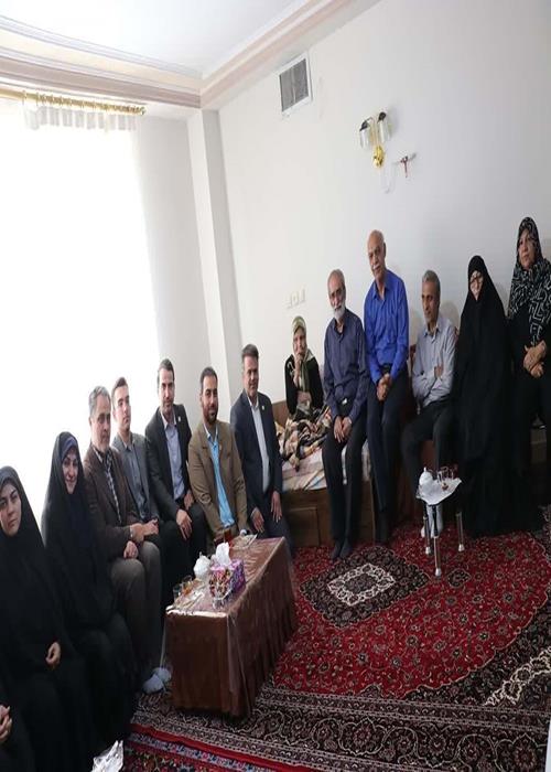 دیدار با خانواده شهیدان علی اشرف و جلیل سیف