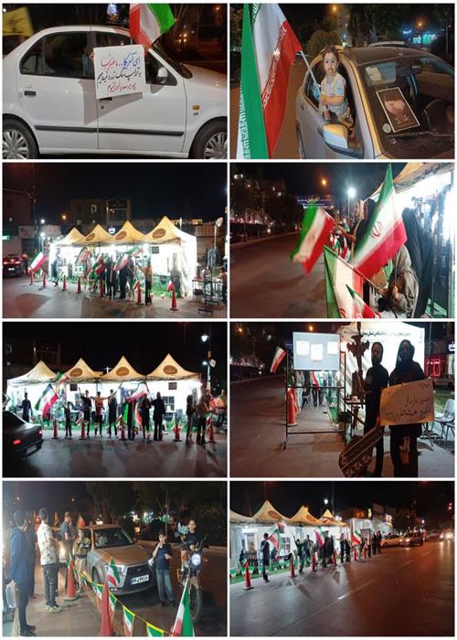 تداوم فعالیت و ارائه خدمات کمپین منتظران منجی جهاددانشگاهی استان سمنان در بلوار قائم سمنان _ شنبه ۱۲ اردیبهشت