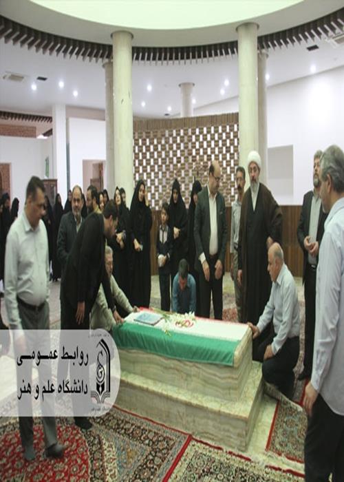 بازدید اعضای دانشگاه علم و هنر یزد و سازمان جهاددانشگاهی از موزه دفاع مقدس به مناسبت سالروز آزادسازی خرمشهر