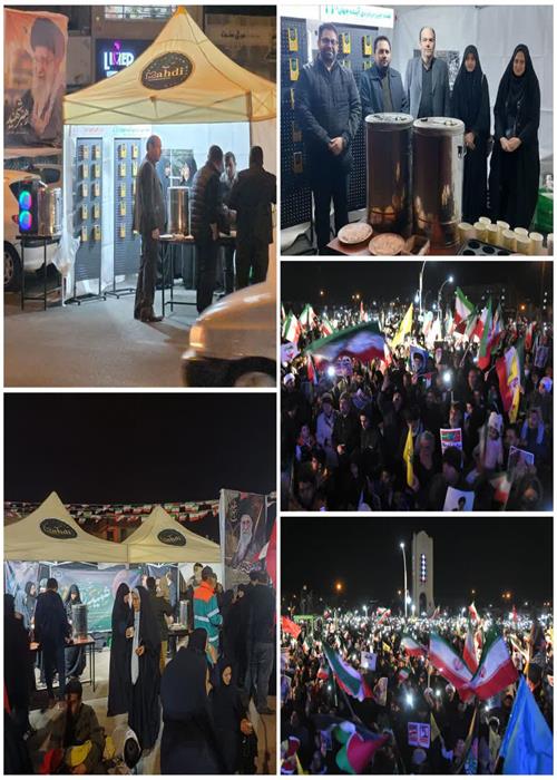 برپایی موکب فرهنگی -تبیینی و ایستگاه صلواتی جهاددانشگاهی استان سمنان بمناسبت شهادت رهبر معظم انقلاب اسلامی ایران (شب سوم )